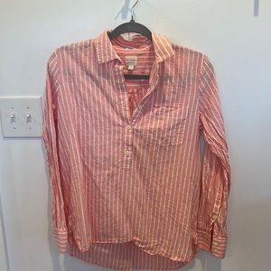 J Crew linen boy fit tunic top